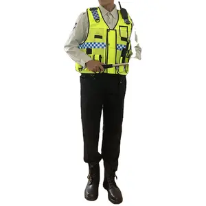 Oem Men Security Vest Custom Yellow Security Guard Uniforms Design Security Guard Uniforms Samples