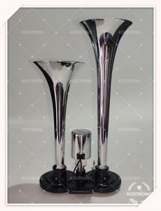 Corno <span class=keywords><strong>ad</strong></span> <span class=keywords><strong>aria</strong></span> <span class=keywords><strong>compressa</strong></span> a 2 vie 12V/24V fornitura compatibile con camion e furgoni - Product Image 2