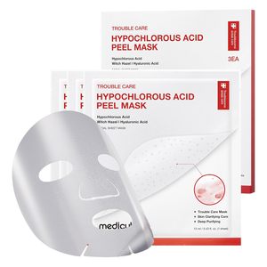 Mascarilla Facial Peel-Off de Ácido Hipocloroso medicube, 3 Unidades, para Exceso de Sebo, Poros y Puntos Negros, Cuidado Facial Coreano - Product Image 1