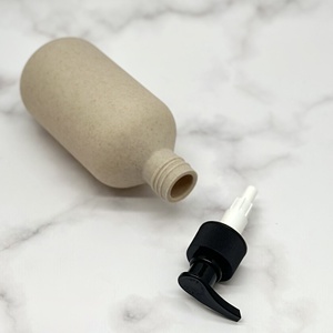 500ml Biodégradable Blé <span class=keywords><strong>Paille</strong></span> Cap Cosmétique Bouteille Sérigraphie Nature Couleur <span class=keywords><strong>VERSAILLES</strong></span> YD-90 Nouveau Design Voyage Kit pour - Product Image 5