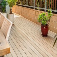 Plancher de terrasse en composite bois-plastique Vanjoin pour extérieur, anti-UV, imperméable