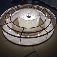 Grand lustre rond pour restaurant, salon, hall d'hôtel, lustre sur mesure, lampe vintage européenne