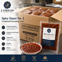 Chongqing Chinese Spicy Sauce No.2 Samenstelling Kruidensaus 500g Chili Saus Hotpot Saus Foodservice OEM Leverancier Zakverpakking