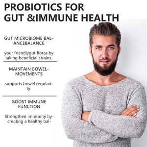 Comprimés Probiotiques pour Hommes en Gros de l'Usine avec Supplément de Lactobacillus Fermentum pour Soutenir la Santé Digestive et Cérébrale - Product Image 6