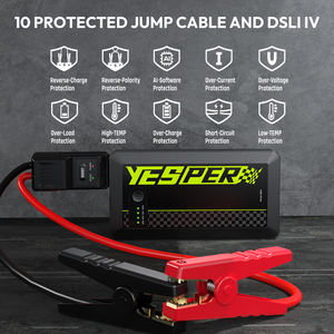 Yesper Armor <span class=keywords><strong>Mini</strong></span> дешевая цена 1500A пиковый ток портативный JumpStart с 8000 мАч Power Bank стартер прыжок для мотоцикла - Product Image 4