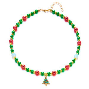 Nouvelles chaînes <span class=keywords><strong>de</strong></span> perles en alliage <span class=keywords><strong>de</strong></span> Noë<span class=keywords><strong>l</strong></span> pour femmes, style européen et américain, bijoux <span class=keywords><strong>de</strong></span> <span class=keywords><strong>vacances</strong></span> uniques et tendance, motif renne, bonhomme <span class=keywords><strong>de</strong></span> neige et cloche en forme <span class=keywords><strong>de</strong></span> goutte d'huile <span class=keywords><strong>de</strong></span> dessin animé - Product Image 4