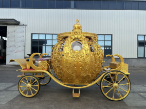 Carroza Eléctrica HengYiSheng Personalizada en Color para Bodas, Estilo Calabaza, Princesa Cenicienta, Transporte Especial, Henan - Product Image 6