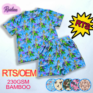 Ensemble 2 pièces pour garçons Ruidian Kids Active Summer Wear : T-shirt à manches courtes et short en bambou avec imprimé <span class=keywords><strong>sport</strong></span> et patchwork baseball - Product Image 4