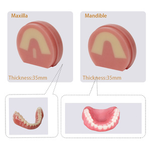 LEONGY Prótesis Completa de Arco para Restauración Temporal Maxilar y Mandibular, Disco Dental CAD CAM Multicapa de PMMA en Forma de U, PMMA-5-3 U-Shape - Product Image 4