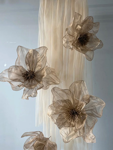 N569 Centros de Mesa de Flores Gigantes Modernos Hechos a Mano para Decoración de Regreso a Clases, Decoración de Mesa, Decoración de Bodas - Product Image 2