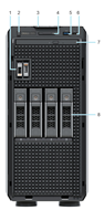 PowerEdge T350 Tower Server Intel G6505 4.2GHz, 4M Cache, 2C/4T, No Turbo (58W), 2666 MT/s