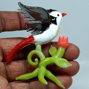 Figura Decorativa de Vidrio Soplado a Mano, Estilo Animal, Color Personalizable, Regalo Pequeño del Mundo del Vidrio - Product Image 6