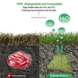 Bolsas para excremento de perro 100% compostables y ecológicas al por mayor, biodegradables de almidón de maíz con aroma para la eliminación de desechos de mascotas - Product Image 5