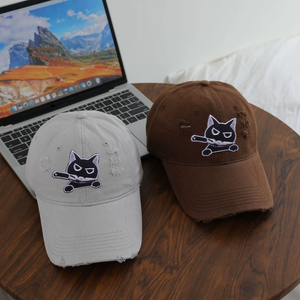 Gorras de alta calidad, sombrero de deporte al aire libre de 6 paneles, gorras de Hip Hop Vintage, sombrero de papá desgastado bordado, gorra de béisbol con logotipo personalizado - Product Image 6