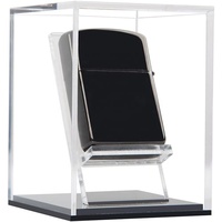 Vitrine de présentation pour porte-briquet, boîte en acrylique transparente, protection et rangement pour collections