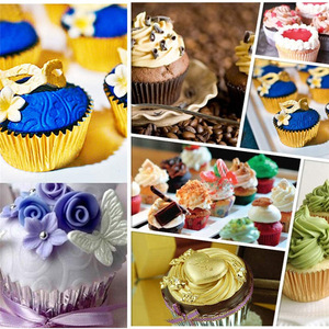 Mini Cupcake Liners Colorful Foil Baking Cups Disposable Cake Tools - Product Image 4