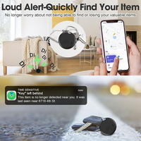 Paquete de 2 Localizadores AirTag para Personas Mayores - Funciona con IOS/Android, Google Find Hub, FindMy, Sistema Dual, Rastreador para Equipaje y Mochilas - CR2032
