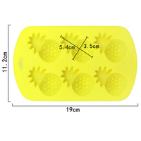 Nouveau bac à glace en Silicone en forme de fruit sans BPA pour glace pastèque gâteau aux fraises moules de cuisson au chocolat emballés sac OPP