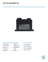 Unité CPU PLC d'occasion OMRON CP1E-N40SDT-D Série CP1E pour systèmes CNC et automatisation industrielle