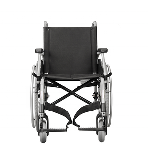 Silla de ruedas de freno estándar Handrim y Push Drive Soportes de brazo y pierna extraíbles Ancho del asiento 450mm Profundidad del asiento 440mm Color opcional - Product Image 3