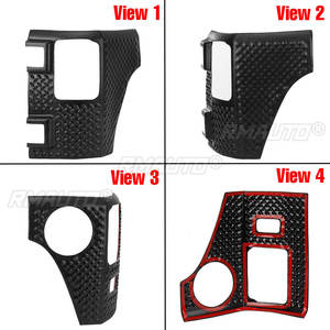 2x Rear Brake Light <b>Protector</b> Tail Light Guards Cover for Jeep Wrangler JK 2007-2018 Rear <b>Corner</b> Stop Brake Taillight Lamp Hoods - Product Image 4