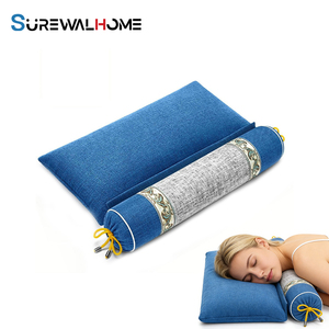 <span class=keywords><strong>Oreiller</strong></span> <span class=keywords><strong>de</strong></span> soutien cervical SUREWALHOME en gruau <span class=keywords><strong>de</strong></span> <span class=keywords><strong>sarrasin</strong></span>, <span class=keywords><strong>oreiller</strong></span> thérapeutique sain aux graines <span class=keywords><strong>de</strong></span> Cassia - Product Image 1