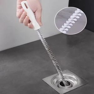 1pc Bendable Metal Sink <b>Drain</b> Cleaning Brush Overflow Sewer <b>Drain</b> Clog Remover for Kitchen <b>Bathroom</b> - Product Image 3