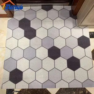 Vinyl Loop Printed Anti Slip Pvc Coil Door Mat Carpet