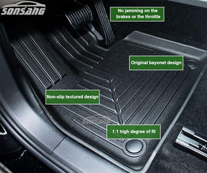 SONSANG Factory Floor Mats para Toyota <span class=keywords><strong>RAV4</strong></span> 2024 TPE All Weather Custom Floor Liner Juego completo Car Liners Mats TPE Trunk Mats - Product Image 3