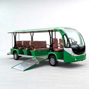 Voiture de tourisme électrique à toit ouvert, pliable, avec rampe pour fauteuil roulant, véhicule de transport pour zones panoramiques, 8 à 23 places - Product Image 1