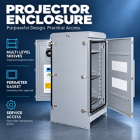 Armoire de télécommunications extérieure IP65 en acier galvanisé avec refroidissement par air, étagères multi-niveaux, conception personnalisée, en stock pour équipement de serveur et réseau