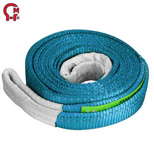 HLM 슬링 웹 듀플렉스 폴리에스터 3mt 6m 플랫 15 톤 리프팅 웨빙 슬링 - Product Image 1