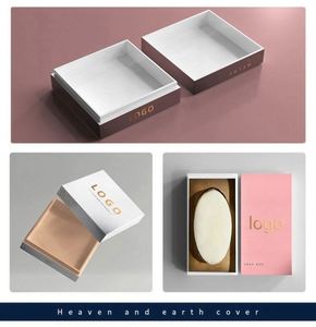 Wholesale Custom Design Personalized Matt Lamination Embossing Sponge Lined Self Erecting Recyclable Corrugated <b>Square</b> Box - Product Image 4