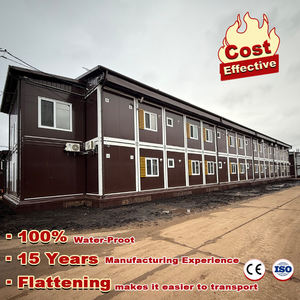 Maison Conteneur Industrielle à Emballage Plat Grandes Fenêtres pour Bâtiment de Bureau Appartement Atelier Stockage de Matériaux - Product Image 2