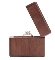 Boîte à bijoux en bois noir faite à la main sur mesure, emballage en gros pour pierres précieuses, boucles d'oreilles, chocolats, motif bois noir et chocolat