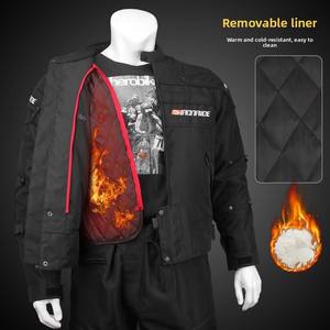 Nouveau quatre saisons hommes et femmes imperméable et chaud moto tout-terrain moto vêtements cyclisme veste ensemble cyclisme costume - Product Image 3