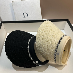 Sombrero de Verano para Mujer, Estilo Nuevo, Elegante, <span class=keywords><strong>con</strong></span> Perlas y Encaje, de Doble Capa, de Seda de Hielo, <span class=keywords><strong>con</strong></span> Protección UV, para Golf, Tenis y Otras Actividades - Product Image 3