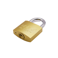Cadenas doré Bravo haute sécurité avec 3 clés pour l'approvisionnement direct d'usine du marché sud-américain 20-75mm