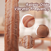 S-HANDE Dildos con Control Remoto, Vibrador de Silicona, Dildo Natural Enorme, Dildo Realista Grande, Dildos Sexuales