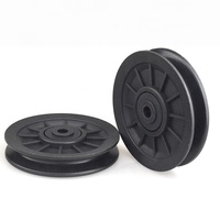 Rueda de Polea de Gimnasio de Plástico Duradero de 97 mm de Diámetro Exterior, Piezas de Rueda, Muestra Gratuita de Fábrica