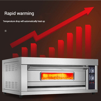 Four à sole électrique commercial pour boulangerie, restaurant, hôtel, cuisson de gâteaux, thermostat réglable, protection contre la surchauffe, affichage LED, 304