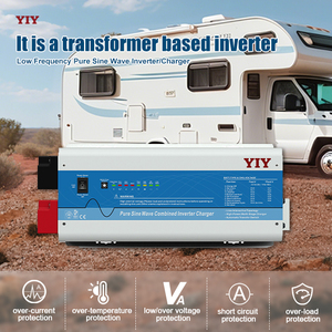 Convertisseur <span class=keywords><strong>onduleur</strong></span> à onde sinusoïdale pure 1500W 12V/24V DC à 110V AC <span class=keywords><strong>pour</strong></span> <span class=keywords><strong>camping</strong></span>-<span class=keywords><strong>car</strong></span> camions RV basse fréquence 1.5Kw <span class=keywords><strong>chargeur</strong></span> <span class=keywords><strong>onduleur</strong></span> - Product Image 6