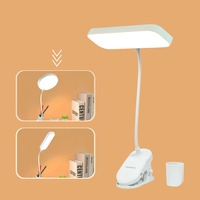 Petite lampe de bureau à clipser moderne et élégante adaptée à l'étude et à la lecture Lampe de bureau LED