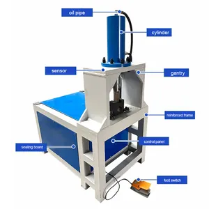 Poinçonneuse hydraulique de tôle de 1mm bon marché d'usine poinçonneuse de trou poinçonneuse de tube