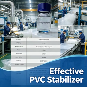 Acetofenona con 99% de Pureza CAS 98-86-2, Solvente de Alto Punto de Ebullición e Intermedio Orgánico para Estabilizador de PVC - Product Image 5