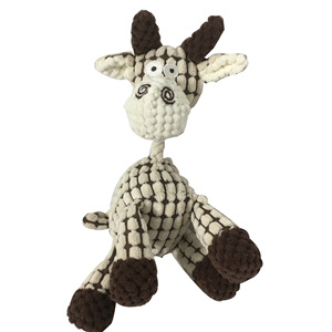 Giocattolo divertente dell'animale domestico velluto a coste forma di asino peluche cane giocattolo corda indistruttibile Squeaky peluche molare cane giocattolo da masticare - Product Image 5