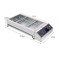 Four à Barbecue électrique sans fumée, Machine à brochettes, étals commerciaux, brochettes de mouton rôti