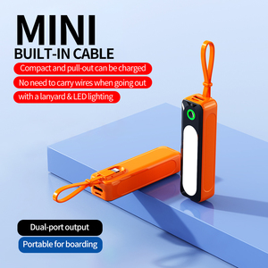 <span class=keywords><strong>Batterie</strong></span> <span class=keywords><strong>Externe</strong></span> Portable 10W Mini Universelle avec Câble Intégré, Compatible <span class=keywords><strong>iPhone</strong></span> <span class=keywords><strong>et</strong></span> <span class=keywords><strong>Samsung</strong></span> - Product Image 3