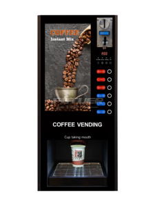 เครื่องชงกาแฟแบบหยอดเหรียญ ร้อน-เย็น สองอุณหภูมิ บริการตนเอง สี่รสชาติ พร้อมหน้าจอปรับแต่งได้ - Product Image 4