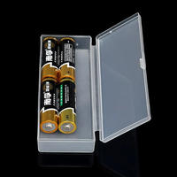 Boîte en plastique PP translucide avec couvercle à clip, boîte de rangement et d'emballage multi-usages pour l'emballage de petites pièces